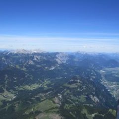 Flugwegposition um 11:46:22: Aufgenommen in der Nähe von Stainach-Pürgg, Österreich in 2327 Meter